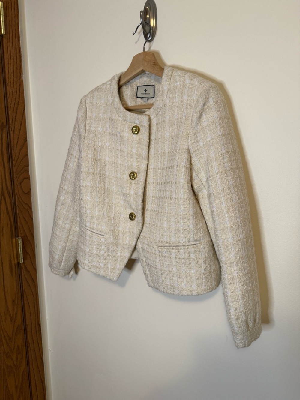 Tuckernuck Cream Tweed Sommers Jacket - Picture 6 of 13